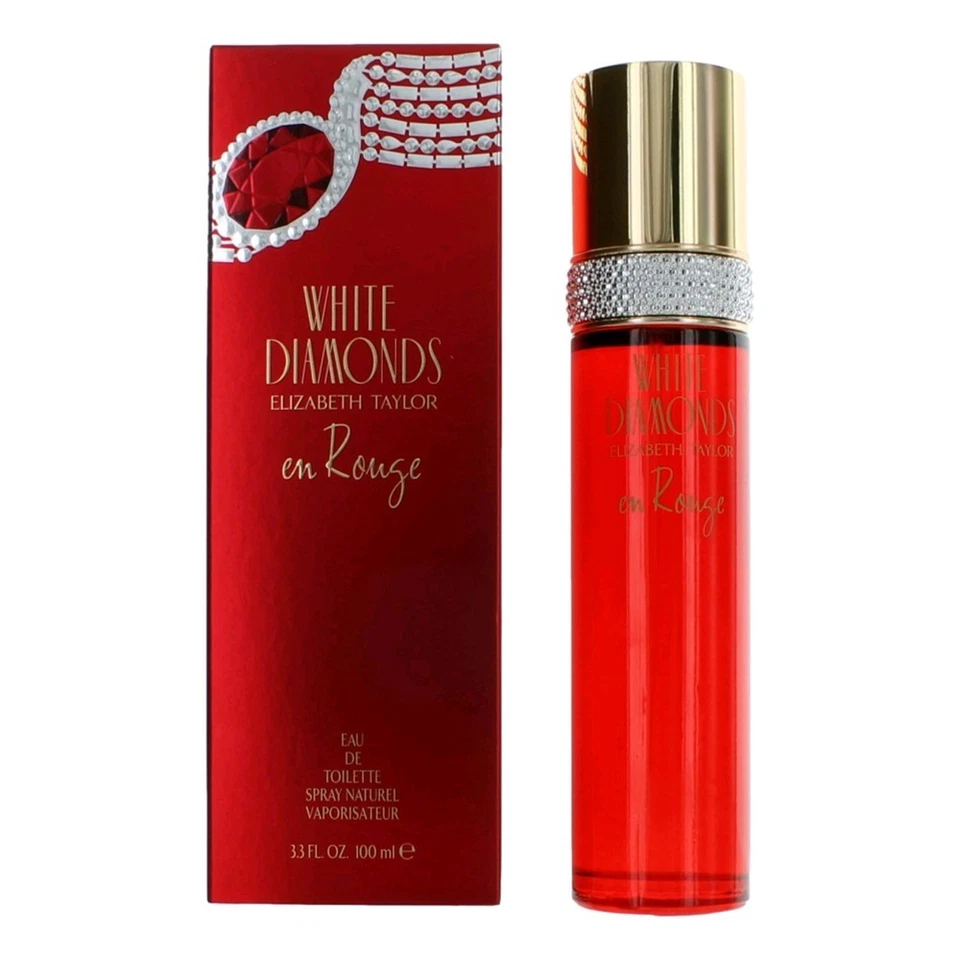 White Diamonds En Rouge de Elizabeth Taylor, 3,3 OZ eau de parfum spray mujer Foto 1 de 1