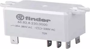 Relè Finder 668282300000 potenza serie 6-6 montaggio telaio 230 V AC, 30 A - Foto 1 di 12