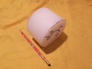 4 Zoll OD POLYPROPYLENSTANGE bearbeitbar Rundstab Buchse Lager 4 Zoll Außendurchmesser x 2-1/2 Zoll LANG - Bild 1 von 1