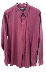 Gitman Bros Mens Long Sleeve Shirt Red Size XL - Picture 1 of 5