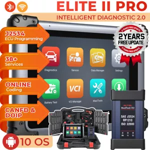Autel MaxiSys ELITE II PRO MS919 MS909 OBD2 Diagnóstico Programación J2534 ECU - Imagen 1 de 15