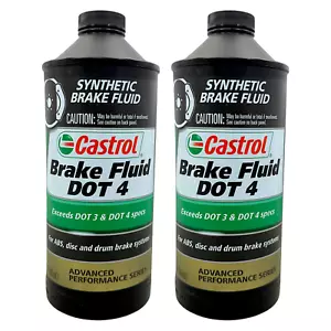 Castrol 12614 Dot 4 Synthetic Brake Fluid, 1 Quart (946ml) - Picture 1 of 7