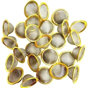 Pipe Screens Conical Stainless Steel Brass Tobacco Herb Gauzes Filters Mix Size - Picture 1 of 11