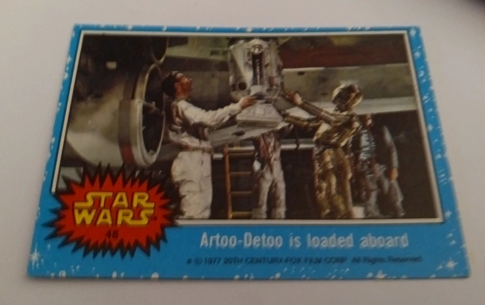 Artoo-Detoo Is Loaded Aboard VINTAGE 1977 Topps Star Wars Card #48 - NEAR-MINT - Image 1 of 1