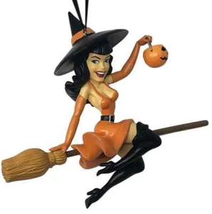 Bettie Page Tricks & Treats Ornament - Picture 1 of 2