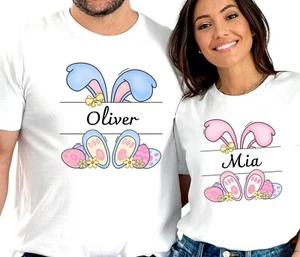 Easter Family Matching Custom Easter Bunny Shirt Personalized Easter Bunny Shirt - Picture 1 of 4