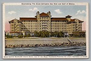 Hotel Gálvez con vistas al Gran Muro Marítimo de Galveston Texas y Golfo de México - Imagen 1 de 2