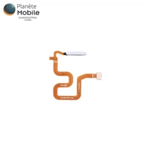 Lecteur Empreinte Premium Blanc Comète pour Realme 6 - Photo 1 sur 1