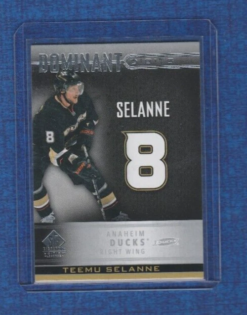 2020-21 SP Signature Edition Legends Dominant Digits # DD-4 Teemu Selanne - Image 1 of 2