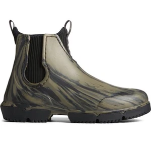 Sperry Men’s Float Rain Boots Camo/Olive (STS25357) - Picture 1 of 13