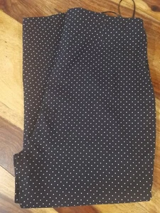 Peacock Slim Leg Black Dot Trousers Size 14 - Picture 1 of 10