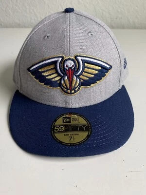 NBA Men's Sz 7 1/2 New Orleans Pelicans Low Profile 59FIFTY Fitted Cap NEW - Image 1 of 4