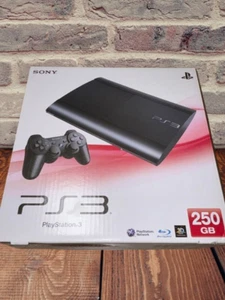 Sony PlayStation 3 PS3 Super Slim negro carbón 250 GB CECH-4200B sin usar Japón - Imagen 1 de 6