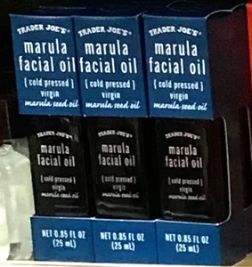 Trader Joe's Marula Semi Olio Viso Pressato a Freddo 0,85 fl oz Set da 3 confezioni NUOVO - Foto 1 di 6