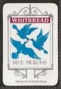 WHITBREAD-INN SIGN KENT 1973-#05- THE BLUE PIGEONS - Bild 1 von 2