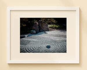 Japanese Zen Rock Garden – Original Photo - Modern Printable Artwork by Download - Picture 1 of 2