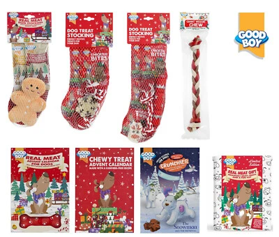 GOODBOY GOOD BOY DOG ADVENT CALENDAR | STOCKING | CHRISTMAS GIFT BOX CHEWS TREAT & TOYS