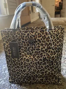 Guess Tierdruck Handtasche Geldbörse Tragetasche Neu mit Etikett - Bild 1 von 12