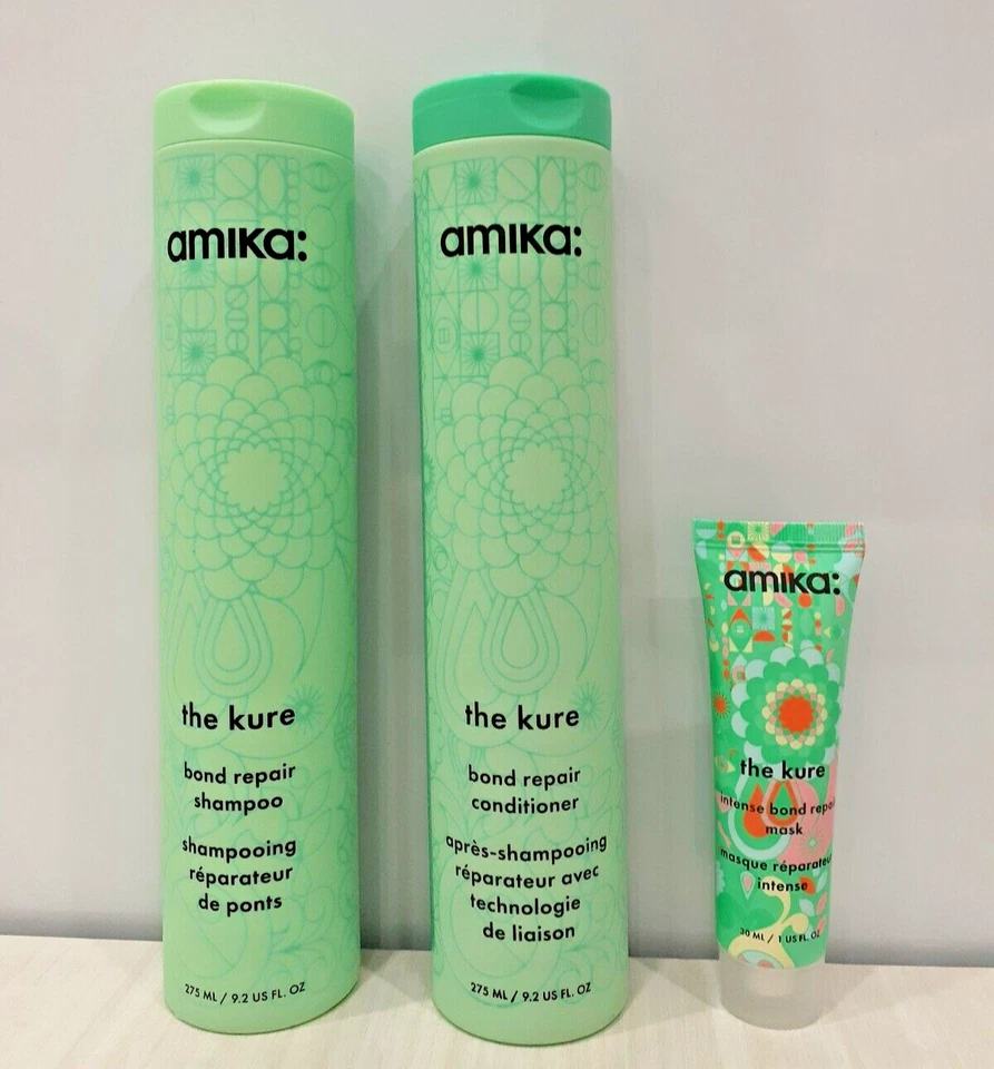 Amika The Kure Bond Repair Shampoo / Conditioner  /Intense Bond Repair Mask - Image 1 of 1