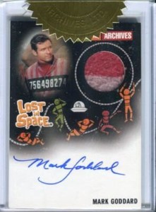 Lost in Space Archives Series 2 Mark Goddard as Don West Autograph Costume Card