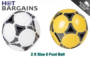 Balón de pie ligero para niños talla 5 | Pack de 2 pelotas de pie | Regalo perfecto de verano - Imagen 1 de 8