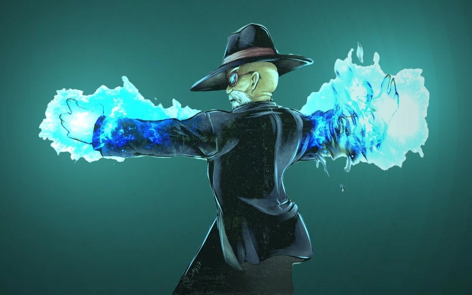 Anime dragon ball master roshi chapéu masculino ciano CCG tapete de jogos mesa - Imagem 1 de 1