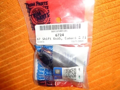 1967 CAMARO FIREBIRD NOVA CENTER CONSOLE SHIFTER KNOB GM TRIM PARTS 6724 SEALED - Image 1 of 4