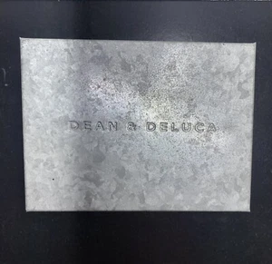 Dean & DeLuca Galvanized Steel Metal Spice Tea Tin Box Collectible - Picture 1 of 10