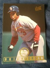 1995 Ultra St. Louis Cardinals Baseball Card #223 Brian Jordan