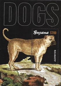 GUYANA - 20122 MNH "Dogs - BULLMASTIF" Souvenir Sheet  !! - Picture 1 of 1