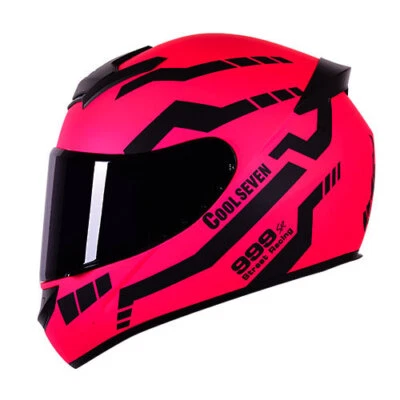DOT Full Face Motorcycle Helmet with Sun Visor Motocross Racing Street Helmet - Image 1 of 4