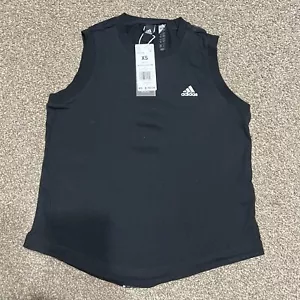 NWT Adidas Tank Top Athletic Shirt Women XS Black - Picture 1 of 3