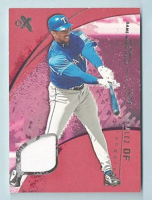 JUAN GONZALEZ 2002 E-X ESSENTIAL CREDENTIALS NOW JERSEY /47 - Image 1 of 2