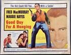 Robert Vaughn MacMurray Magie Hayes GOOD DAY FOR A HANGING Title Lobby card 5655