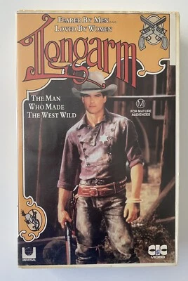 Longarm [VHS] CIC Taft Video Big Box Ex-Rental Tape 1988 Western - Image 1 of 4