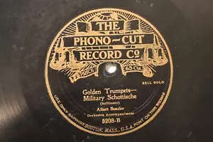 PIONEER Rare label ALBERT BENZLER Golden Trumpets Schottische PHONO-CUT 5208 E- - Picture 1 of 3