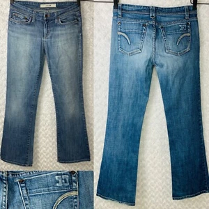 90s Joes Provocateur Jeans Womens Sz 27 Bootcut Blue Denim 37HV5805 Harvey 30x31 - Picture 1 of 12