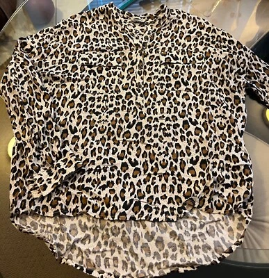 Top para mujer OBEY N 89 con estampado de leopardo Foto 1 de 3