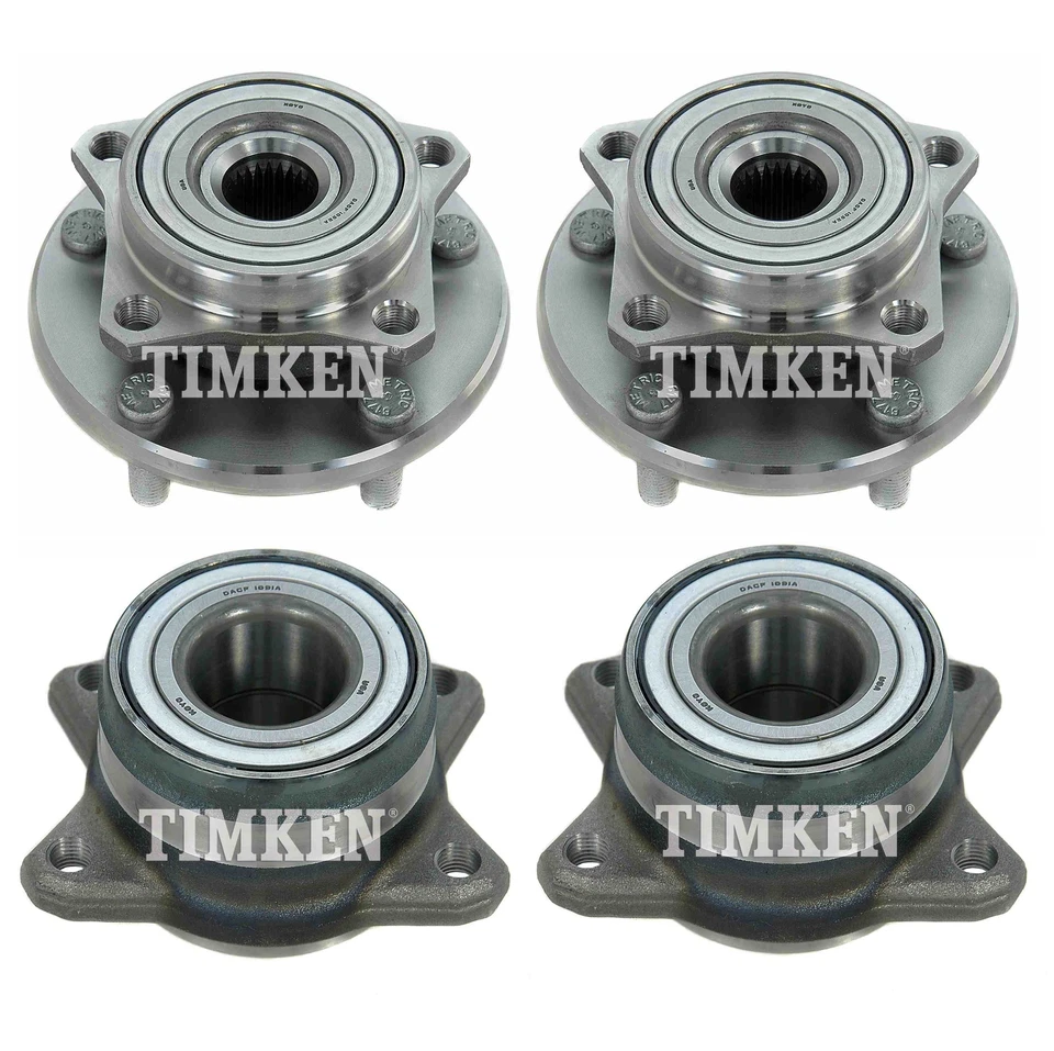 Kit de conjuntos de cojinetes y bujes de rueda delantera y trasera Timken para Talon Eclipse tracción delantera Foto 1 de 1