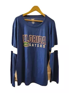 Florida Gators Shirt Mens Blue White Long Sleeve Crew Neck Cotton Blend XL - Picture 1 of 1