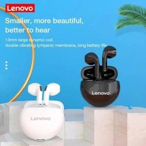 Cuffie Bluetooth 5.0 Lenovo HT38 Wireless con Microfono Originali Universali - Zdjęcie 1 z 23