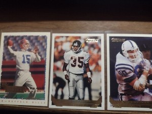 Todd Collins, Mike Pritchard & Steve Emtman Topps Gold #240,145&255 NEW