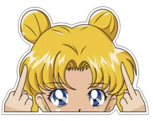 Sailor Moon Anime Car Decal Bumper Sticker - Picture 1 of 1