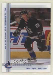 2000-01 ITG Be A Player Memorabilia Sapphire /100 Daniel Sedin #397 HOF