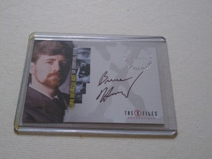 The X-Files Connections Bruce Harwood A-8 autograph card The Lone Gunmen