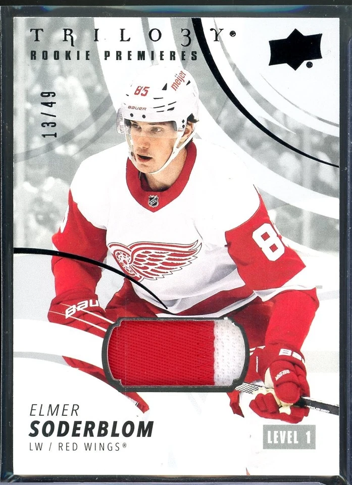 2022-23 Upper Deck Trilogy Black Patch #152 Elmer Soderblom 13/49 - Image 1 of 2