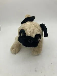 Ganz Webkinz Pug Puppy Dog Plush Stuffed Animal Beige Tan Beanbag - Picture 1 of 6