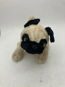 Ganz Webkinz Pug Puppy Dog Plush Stuffed Animal Beige Tan Beanbag - Picture 1 of 6