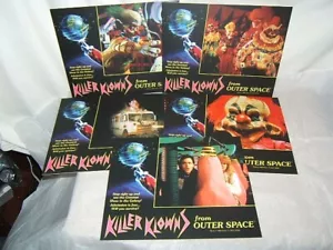 Killer Klowns From Outer Space Set di 5 Poster Film 10X8 Clown Alieni🍿 - Foto 1 di 6
