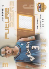 2002-03 Hoops Stars Basketball Future Stars Game-Used Juan Dixon